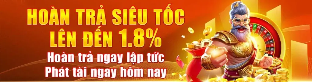 Biểu ngữ hoàn trả tiền cược, với hình ảnh tiền xu và biểu tượng thể thao, thể hiện chương trình hoàn trả tại hi8823 com đăng nhập